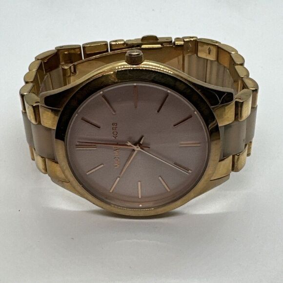 Michael Kors Slim Runway MK4294 Women's Rose Gold Analog Dial Wrist Watch JNA259 - Picture 5 of 11